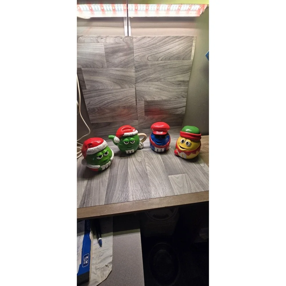 Lot Of 4 M&M Vintage Cookie & Candy Jars